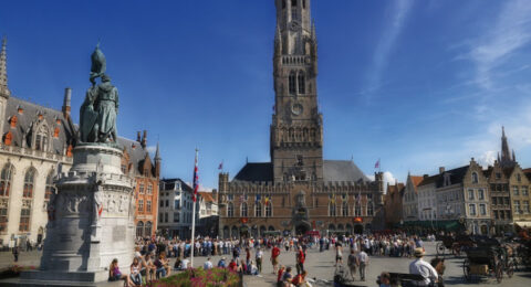 المعالم السياحية في مدينة بروج البلجيكية 2016