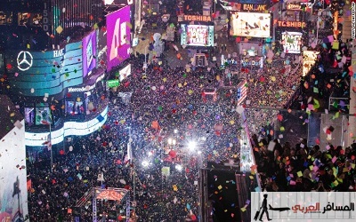 شاهد مظاهر احتفالات رأس السنة 2017 فى جميع دول العالم