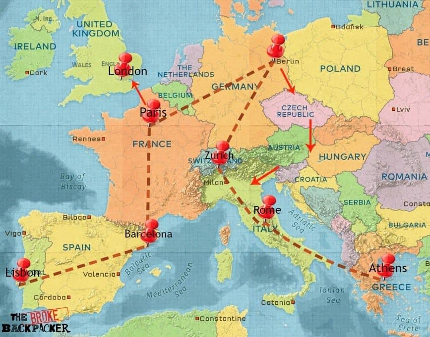 كم يكلف السفر إلى أوروبا ؟ وكيف يمكنك توفير المال خلال الرحلة 