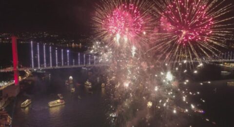 احتفالات اسطنبول بالعام الجديد 2020